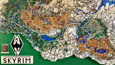 Фанат Skyrim потратил 3 года, чтобы воссоздать всю карту игры с помощью конструктора LEGO - games.24tv.ua