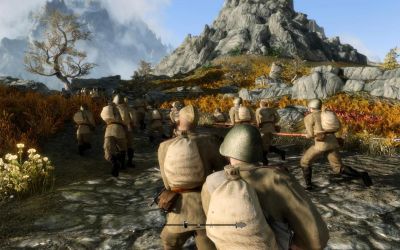Skyrim с помощью мода превратили в войну с танками, бомбардировщиками и красноармейцами - gametech.ru - Финляндия