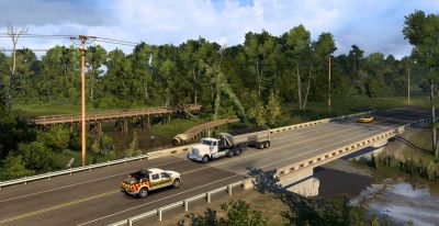 Болота и леса Луизианы в American Truck Simulator. Новые скриншоты дополнения про южный штат - gametech.ru - Сша - штат Луизиана - state Louisiana