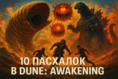 Дени Вильнев - Фрэнк Герберт - Арракис полон сюрпризов — 10 пасхалок в Dune: Awakening - coop-land.ru