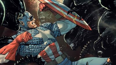 Стив Роджерс - Marvel анонсировала серию комиксов "Чужой против Капитана Америки" - playground.ru