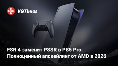 FSR 4 заменит PSSR в PS5 Pro: Полноценный апскейлинг от AMD в 2026 - vgtimes.ru