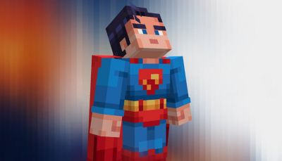 Хидео Кодзим - Сэм Бриджес - В Minecraft появился кубический Супермен — с забагованными волосами и нечитаемым символом - gametech.ru