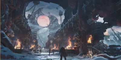 Первое изображение дополнения Doom: The Dark Ages демонстрирует ледяной ад - playground.ru