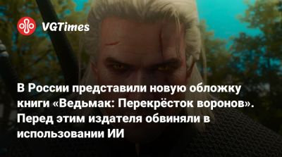 Анджей Сапковский - В России представили новую обложку книги «Ведьмак: Перекрёсток воронов». Перед этим издателя обвиняли в использовании ИИ - vgtimes.ru - Россия - Польша