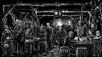Анонсирована The Secret of Weepstone — нарисованная от руки олдскульная RPG с чёрно-белой графикой и атмосферой тёмного фэнтези - 3dnews.ru