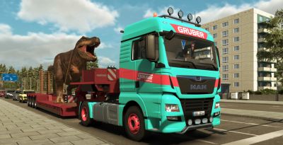 В аналоге Euro Truck и ATS появятся новые грузы — авторы Heavy Cargo показали доставку динозавра - gametech.ru - Сша