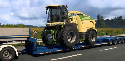 В Euro Truck Simulator 2 появятся новые типы грузов. Скриншоты дополнения KRONE Agriculture Equipment - gametech.ru