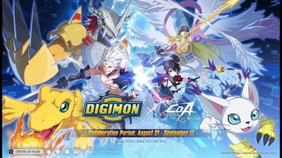В MMORPG Crystal of Atlan началось событие-кроссовер с аниме Digimon Adventure - mmo13.ru