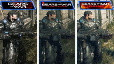 Новое видео Gears of War сравнивает графику оригинальной, Ultimate и Reloaded-версий - playground.ru