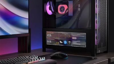Corsair представила сенсорный дисплей, который можно встроить прямо в игровой компьютер - games.24tv.ua