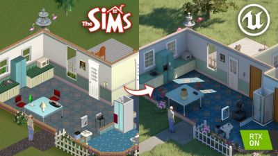 The Sims на новом уровне: энтузиаст перенёс культовый симулятор в Unreal Engine 5 - playground.ru