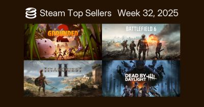 Grounded 2 и Battlefield 6 возглавили чарт продаж Steam за прошлую неделю - playground.ru