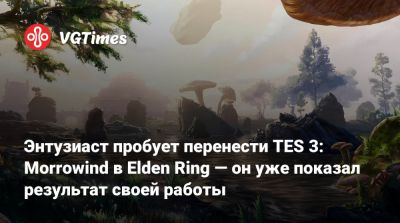Алексей Гарленд - Энтузиаст пробует перенести TES 3: Morrowind в Elden Ring — он уже показал результат своей работы - vgtimes.ru