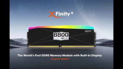 V-color анонсировала модули оперативной памяти XFinity+ со встроенным информационным дисплеем - playground.ru