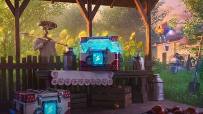 В экшене Tanks Blitz снова появились предметы из «Кибердеревни» - mmo13.ru