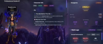 Создайте портфолио своего персонажа из WoW с WowfolIO - noob-club.ru