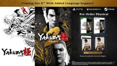 Yakuza Kiwami и Yakuza Kiwami 2 получат поддержку русского языка и появится на новых платформах - mmo13.ru
