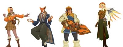 Разработчики Overwatch 2 показали концепт-арты возможных новых обликов в опросе для игроков - noob-club.ru
