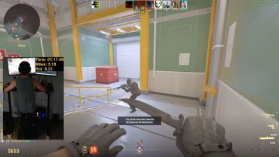 Видеоблогер прошел полумарафон на беговой дорожке, играя в Counter-Strike 2 - games.24tv.ua