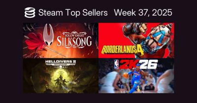 Hollow Knight: Silksong возглавила чарт продаж Steam за прошлую неделю - playground.ru