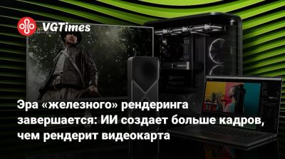 Эра «железного» рендеринга завершается: ИИ создает больше кадров, чем рендерит видеокарта - vgtimes.ru