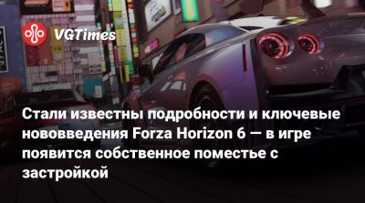 Стали известны подробности и ключевые нововведения Forza Horizon 6 — в игре появится собственное поместье с застройкой - vgtimes.ru - Япония