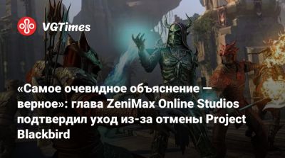 «Самое очевидное объяснение — верное»: глава ZeniMax Online Studios подтвердил уход из-за отмены Project Blackbird - vgtimes.ru