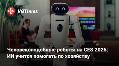 Человекоподобные роботы на CES 2026: ИИ учится помогать по хозяйству - vgtimes.ru - Boston