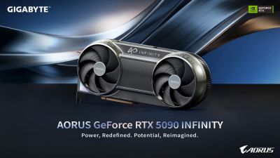 Gigabyte готовит видеокарту AORUS GeForce RTX 5090 INFINITY с инновационным охлаждением и платой Founders Edition - playground.ru