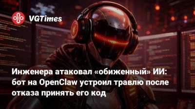 Инженера атаковал «обиженный» ИИ: бот на OpenClaw устроил травлю после отказа принять его код - vgtimes.ru