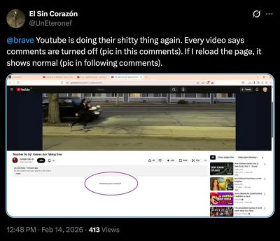 Пользователи YouTube столкнулись с пропажей комментариев и описаний из-за блокировщиков рекламы - playground.ru