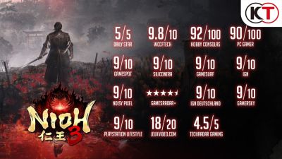Nioh 3 преодолела отметку в 1 миллион проданных копий и стала самым успешным запуском в серии - playground.ru - Япония