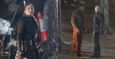 Гарри Поттер - Лариса Крофт - Джейсон Айзекс - Сигурни Уивер - Обессиленная Лара Крофт: новые кадры со съемок сериала Tomb Raider - playground.ru