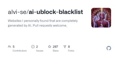 Представлен проект AI uBlock Origin Blacklist для блокировки сгенерированного нейросетями контента - playground.ru
