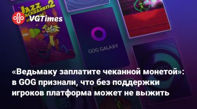 Дэйв Ошри (Dave Oshry) - «Ведьмаку заплатите чеканной монетой»: в GOG признали, что без поддержки игроков платформа может не выжить - vgtimes.ru