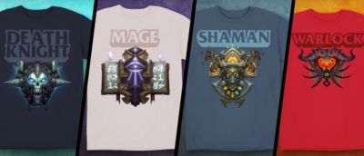 В магазине Gear Blizzard появились новые классовые футболки - noob-club.ru