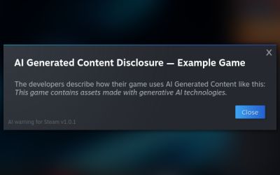 Моддер добавил обязательное предупреждение об ИИ на страницы Steam - playground.ru
