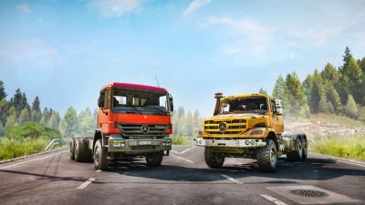 Для игры SnowRunner скоро выйдет дополнение с грузовиками Mercedes - playground.ru