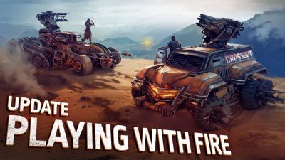 Для Crossout вышло крупное обновление с 2 новыми режимами и оружием фракции Огнепоклонников - playground.ru