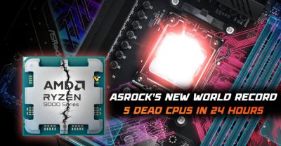 Пять процессоров Ryzen 9000, вышли из строя на платах ASRock за один день - playground.ru
