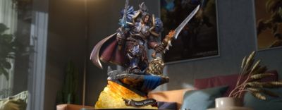 Праудмур Джайн - Статуя Вариана Ринна из Hearthstone от HEX Collectibles - noob-club.ru