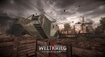 Mark V (V) - В тестовую версию Weltkrieg 1: Firestorm Mobile добавят танки - app-time.ru