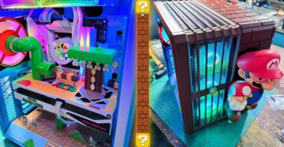 Фотографии сборки ПК в стиле Super Mario удалили с Reddit - playground.ru