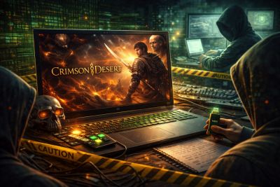 Подготовка к гипервизор-взлому Crimson Desert идёт полным ходом? MKDEV показали обновлённый лаунчер для взломов - playground.ru