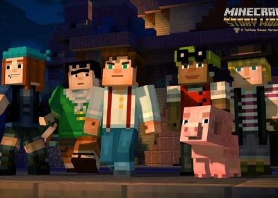 Эшли Джонсон - Рой Ли (Roy Lee) - Скотт Портер - Minecraft: Story Mode трейлер - korrespondent.net