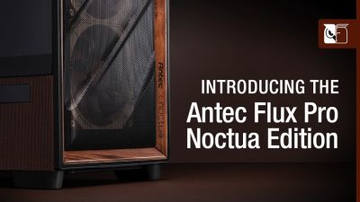 Корпус Antec Flux Pro Noctua Edition обеспечивает хорошее охлаждение, премиальный дизайн и пониженный уровня шума - playground.ru