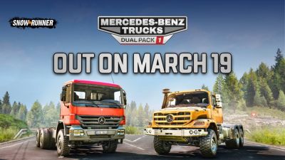 Для игры SnowRunner вышло дополнение Mercedes-Benz Trucks Dual Pack 1 - playground.ru