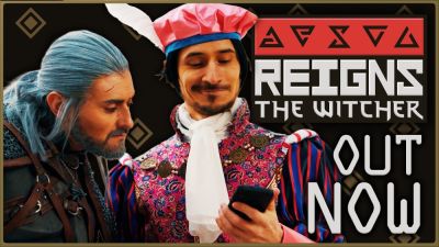 Геральт и Лютик осваивают Париж: Devolver Digital выпустили трейлер Reigns: The Witcher с живыми актерами - playground.ru - Париж