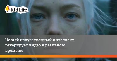 Новый искусственный интеллект генерирует видео в реальном времени - ridus.ru